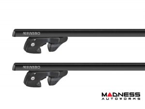 Jeep Renegade Roof Rack Cross Bars - for models w/ factory roof rails - Black (2015-2023)